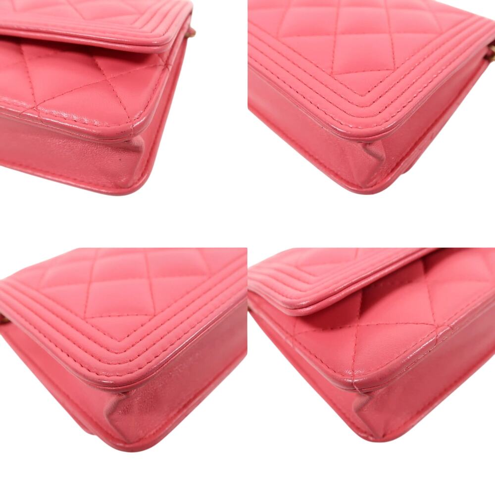 💎✨BEAUTIFUL✨💎Authentic CHANEL CC Boy Woc Crossbody Bag Pink 2016-2017 - Picture 3 of 5